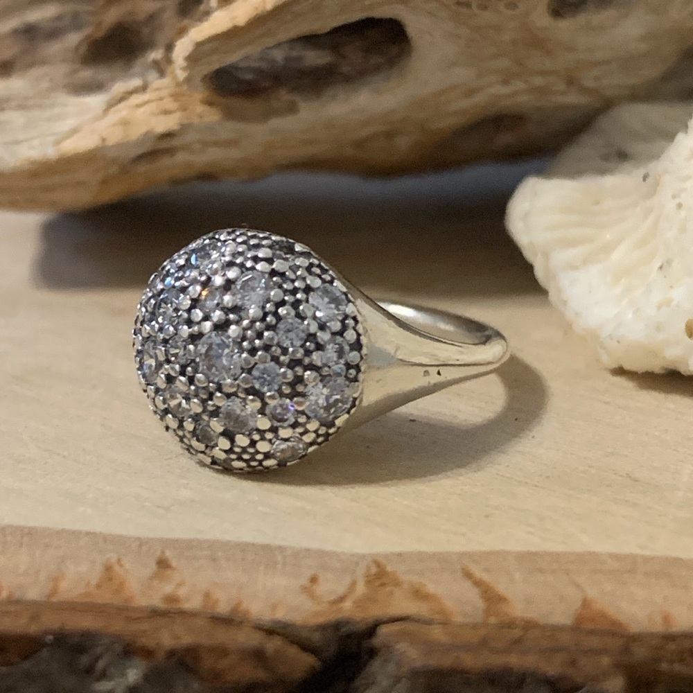 Pandora Silver Pave Ring